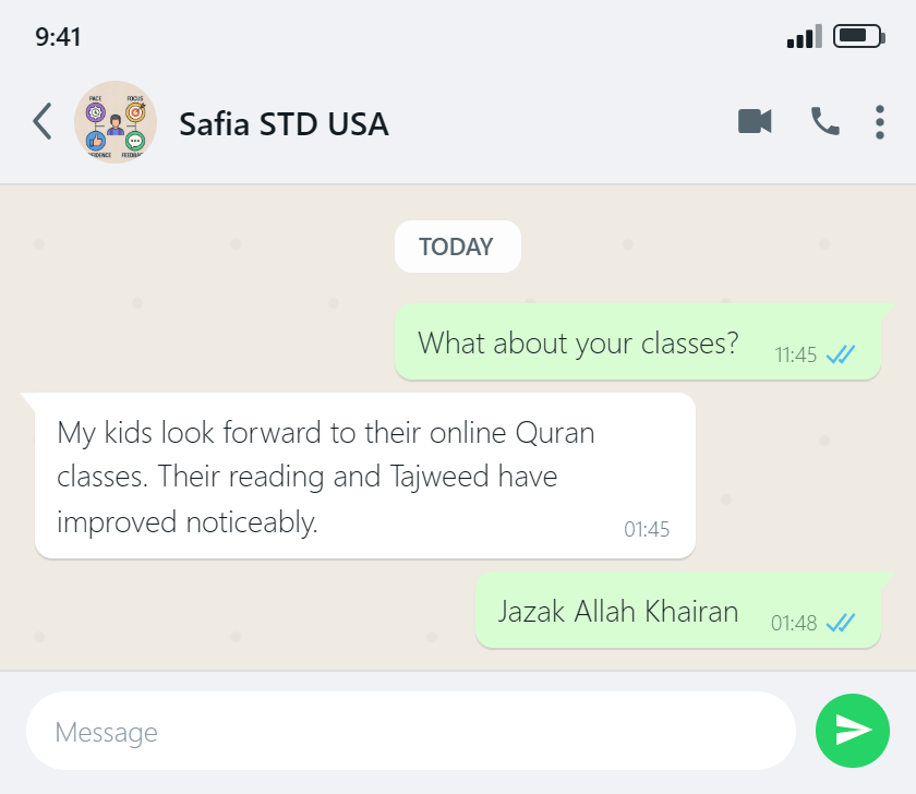 Online Quran Lesson review